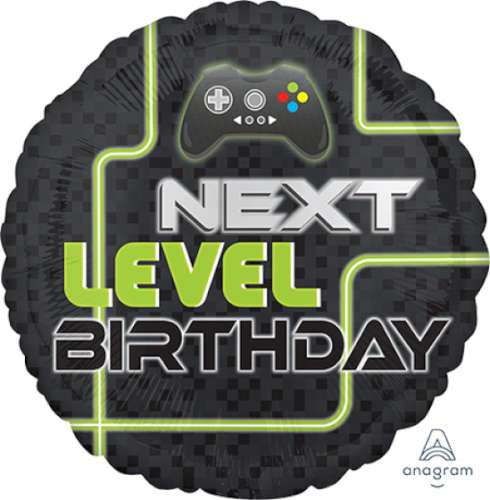 Level Up Gaming Foil Balloon - Click Image to Close